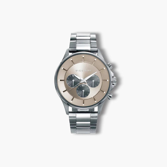 Reloj Viceroy Beat 42391-17 acero gris esfera marrón