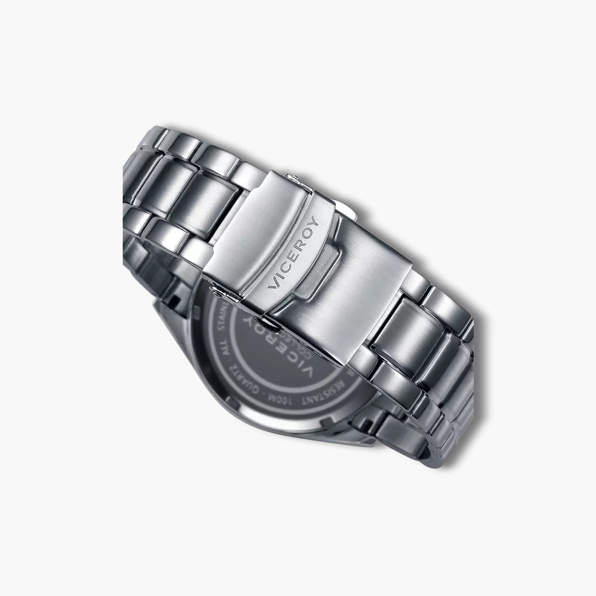 Reloj Viceroy Magnum 471295-57 cronógrafo acero esfera negra y azul
