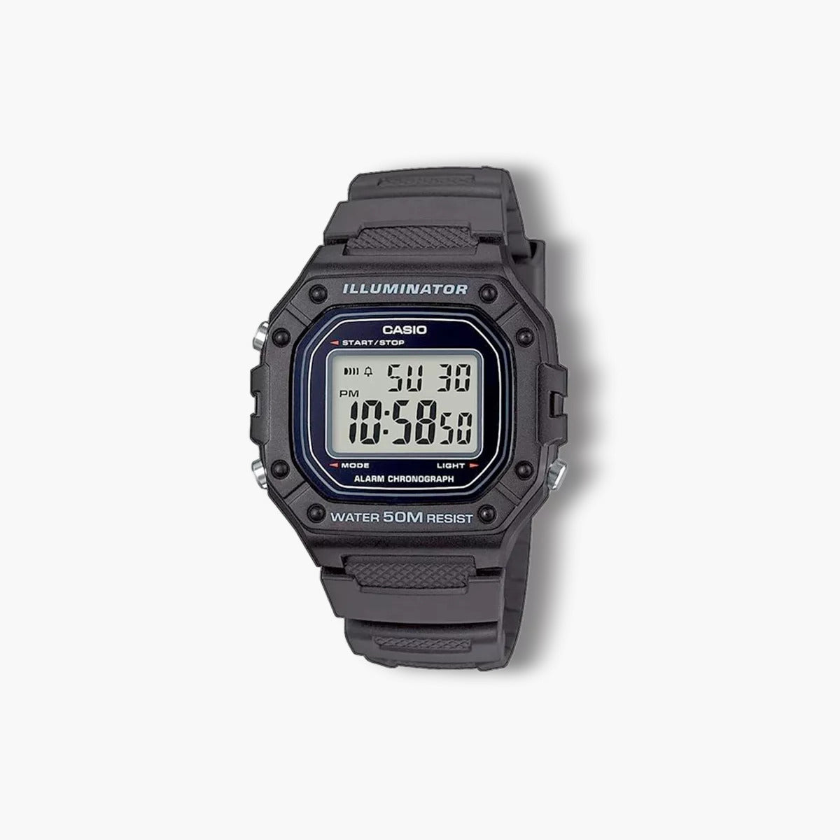 Reloj Casio Collection Retro W-218H-1AVEF digital negro