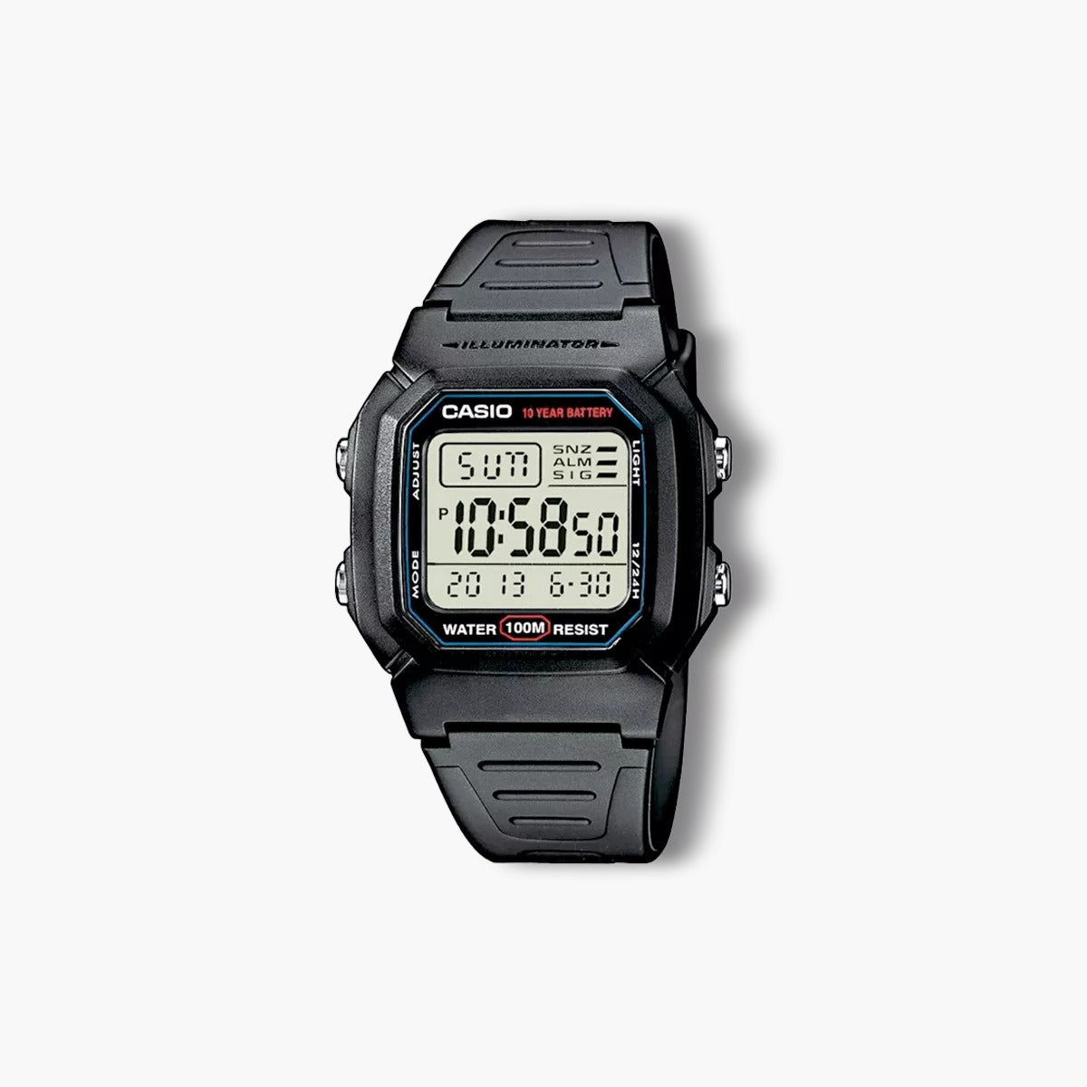 Reloj Casio Collection Retro W-800H-1AVEF digital negro