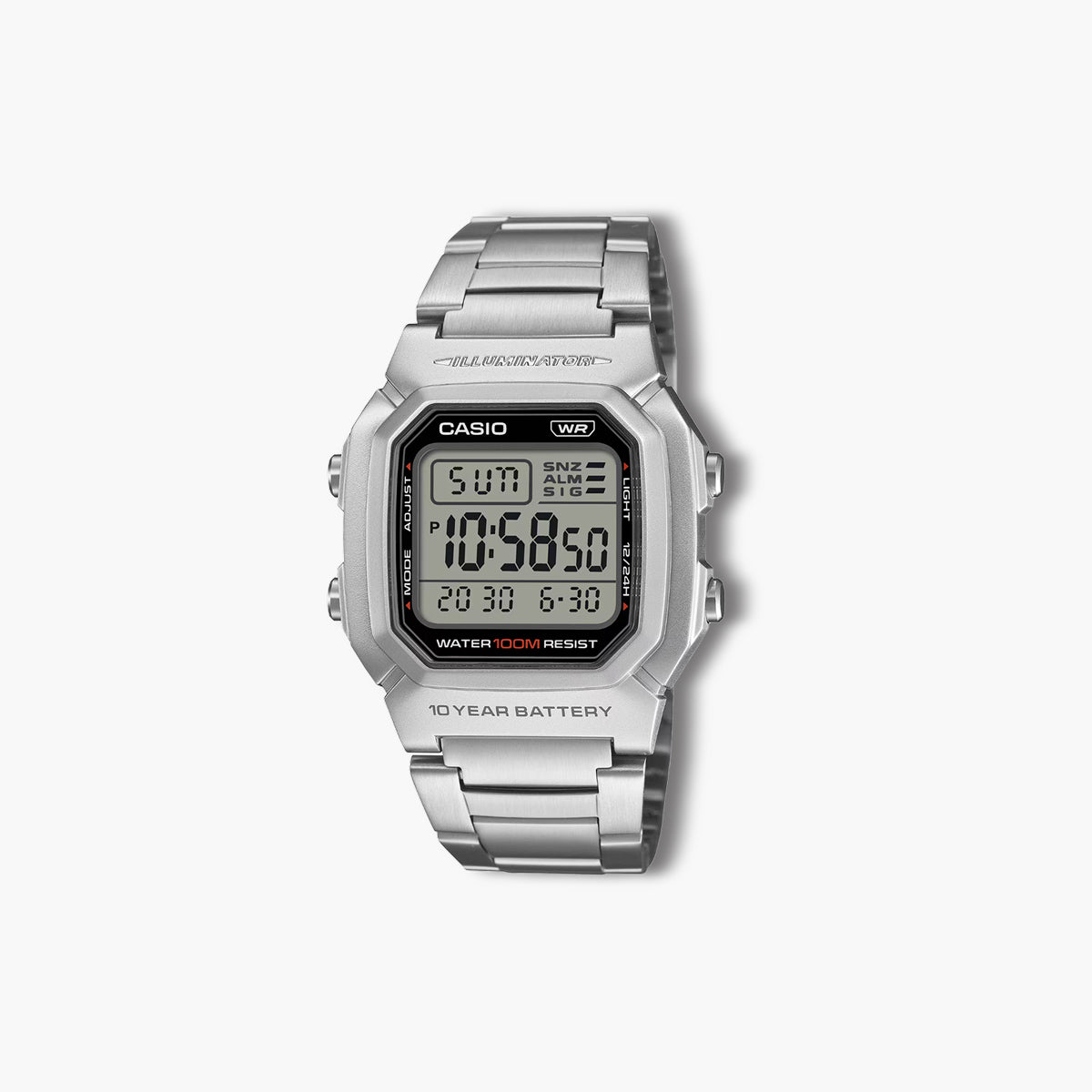 Reloj Casio Collection Retro W-800HD-1AVEF digital acero