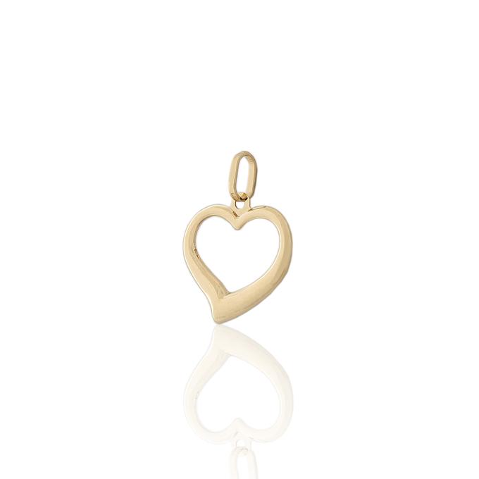 Colgante corazon oro 18 quilates