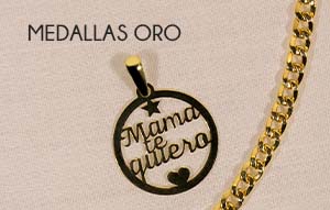 Medallas Oro Día de la Madre