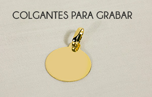 Colgantes para grabar