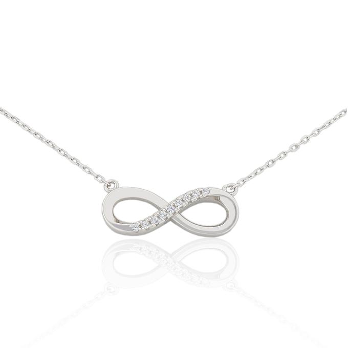 Collar infinito plata